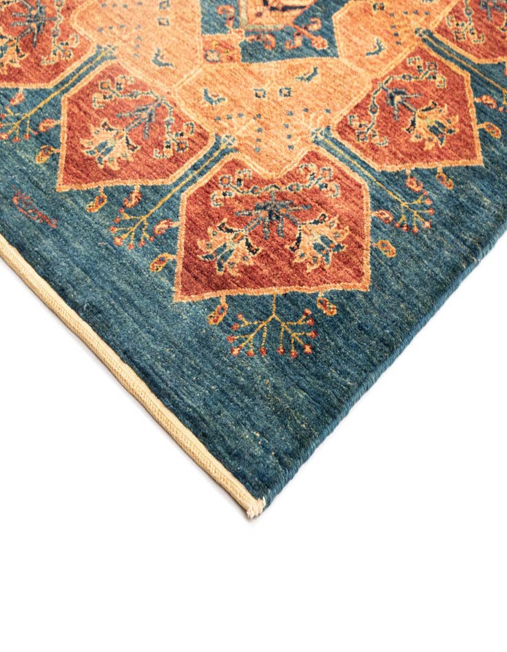 Detail image of  3' 1 x 6' 11 Kashkuli Wool Runner Rug