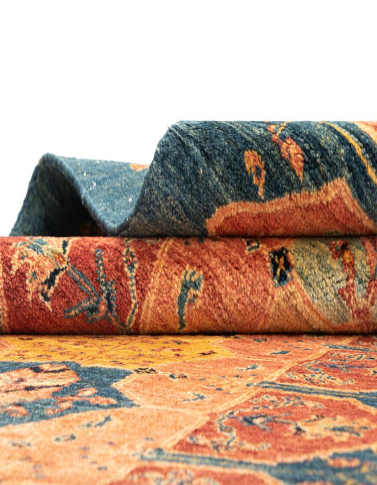 Detail image of  3' 1 x 6' 11 Kashkuli Wool Runner Rug