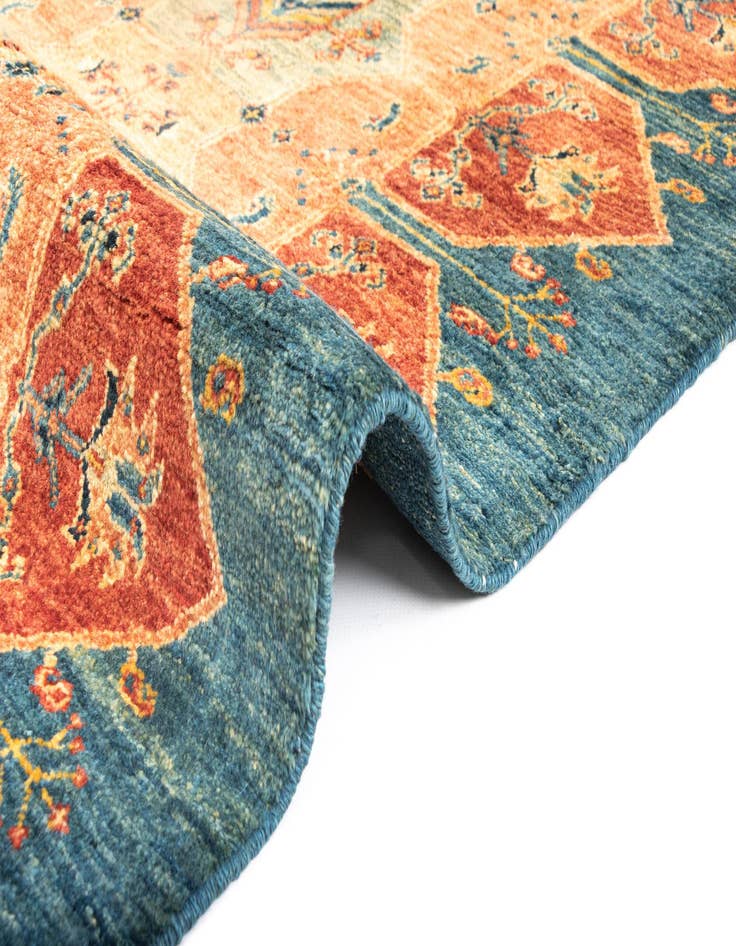 Detail image of  3' 1 x 6' 11 Kashkuli Wool Runner Rug