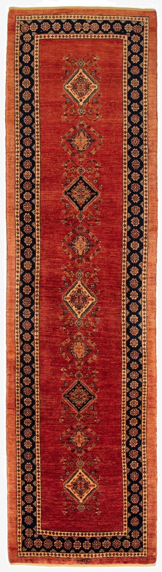  2' 8 x 9' 11 Kashkuli Runner Rug