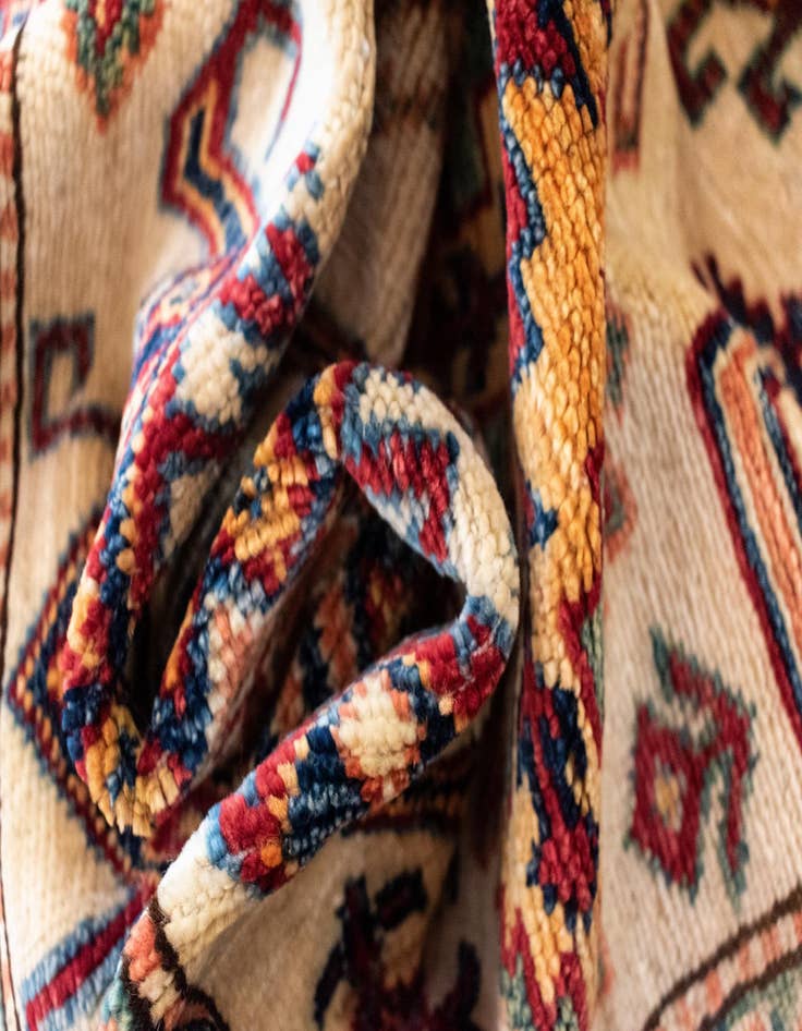 Detail image of  2' 7 x 10' Kazak Wool Runner Rug