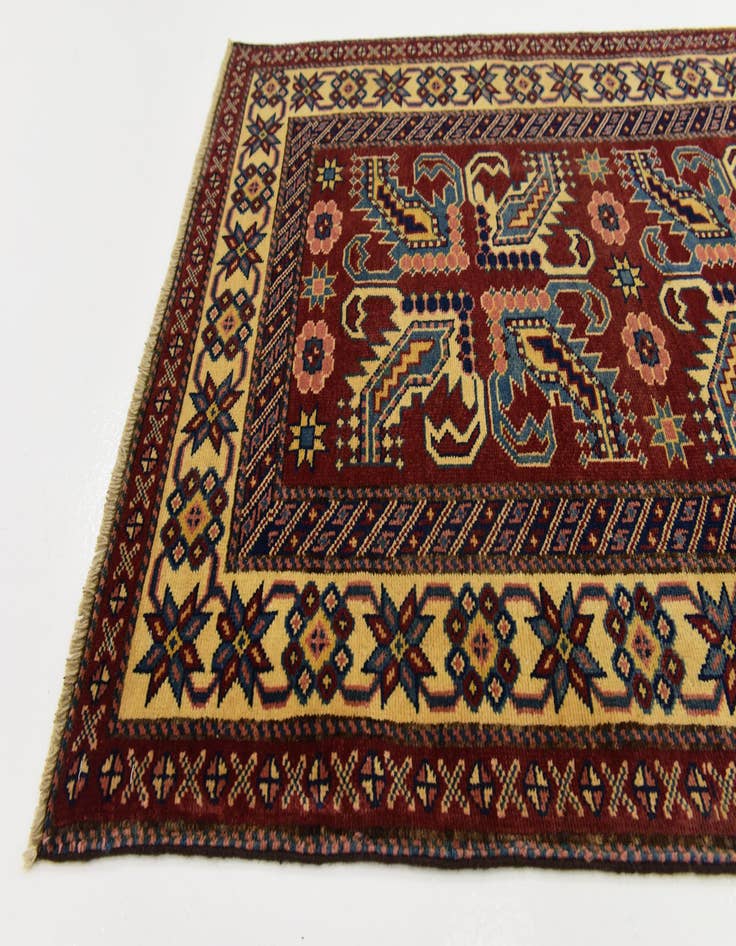 Detail image of  2' 9 x 9' 9  Hand Knotted Kazak Runner Rug
