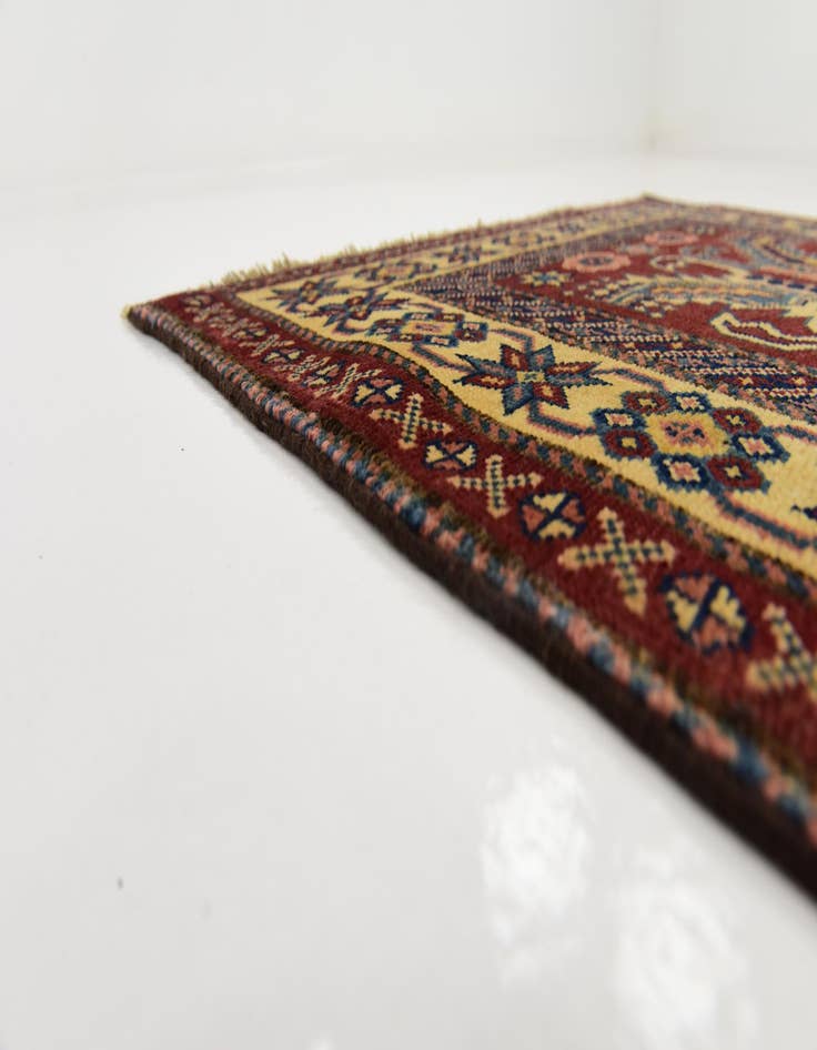 Detail image of  2' 9 x 9' 9  Hand Knotted Kazak Runner Rug