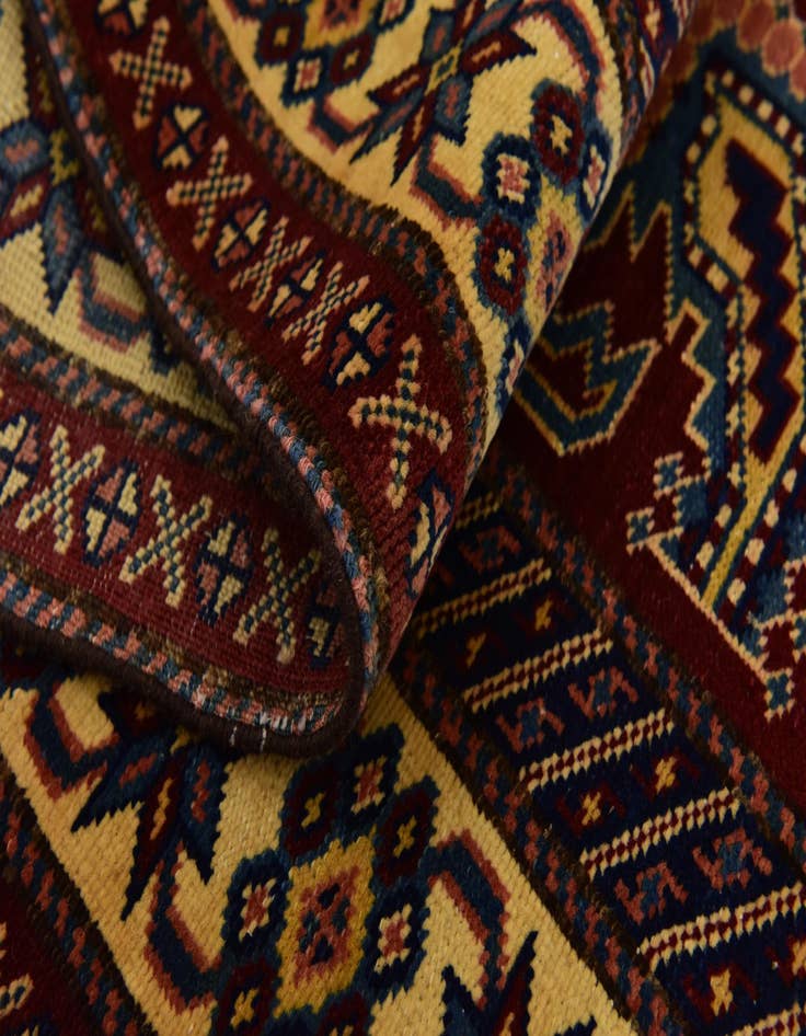 Detail image of  2' 9 x 9' 9  Hand Knotted Kazak Runner Rug