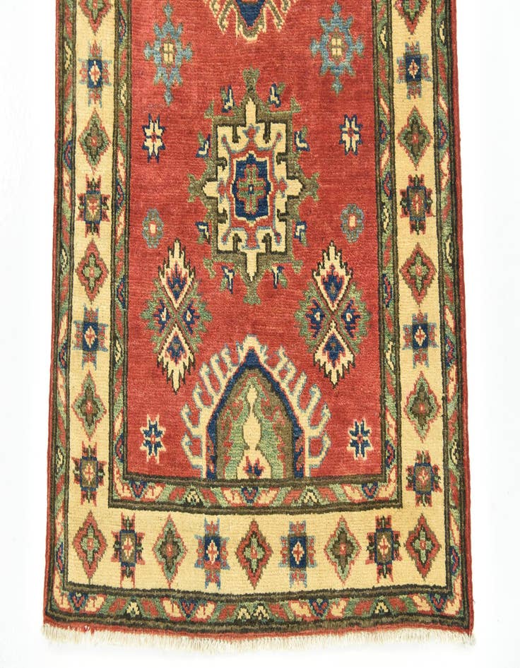 Detail image of  2' 10 x 9' 6  Hand Knotted Kazak Runner Rug