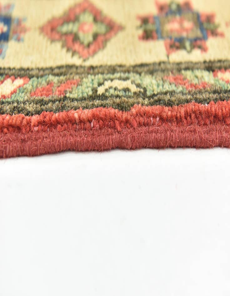 Detail image of  2' 10 x 9' 6  Hand Knotted Kazak Runner Rug