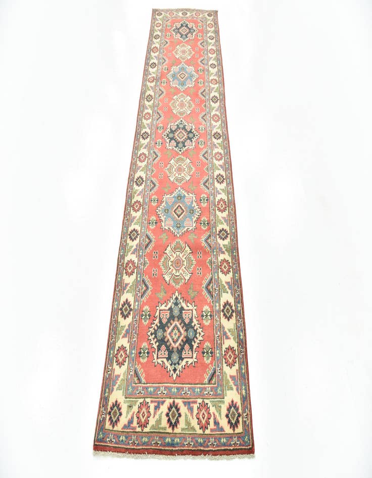 Detail image of  2' 9 x 9' 8  Hand Knotted Kazak Runner Rug