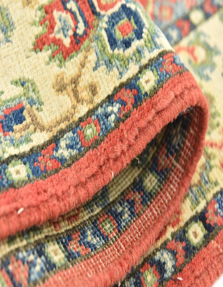 Detail image of  2' 8 x 9' 7  Hand Knotted Kazak Runner Rug