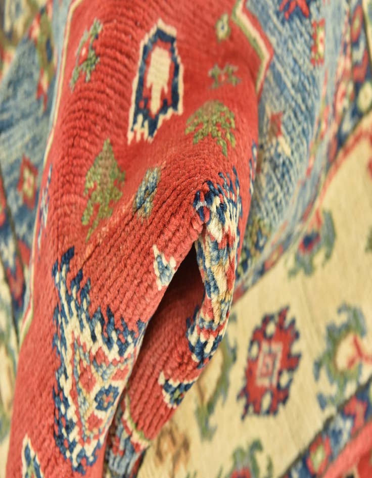 Detail image of  2' 8 x 9' 7  Hand Knotted Kazak Runner Rug