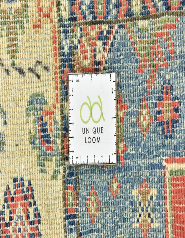 Detail image of  2' 8 x 9' 7  Hand Knotted Kazak Runner Rug