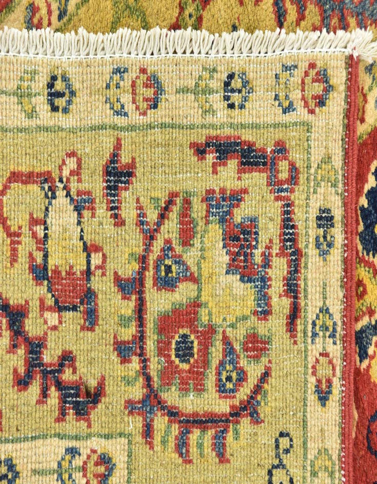 Detail image of  2' 8 x 9' 9  Hand Knotted Kazak Runner Rug