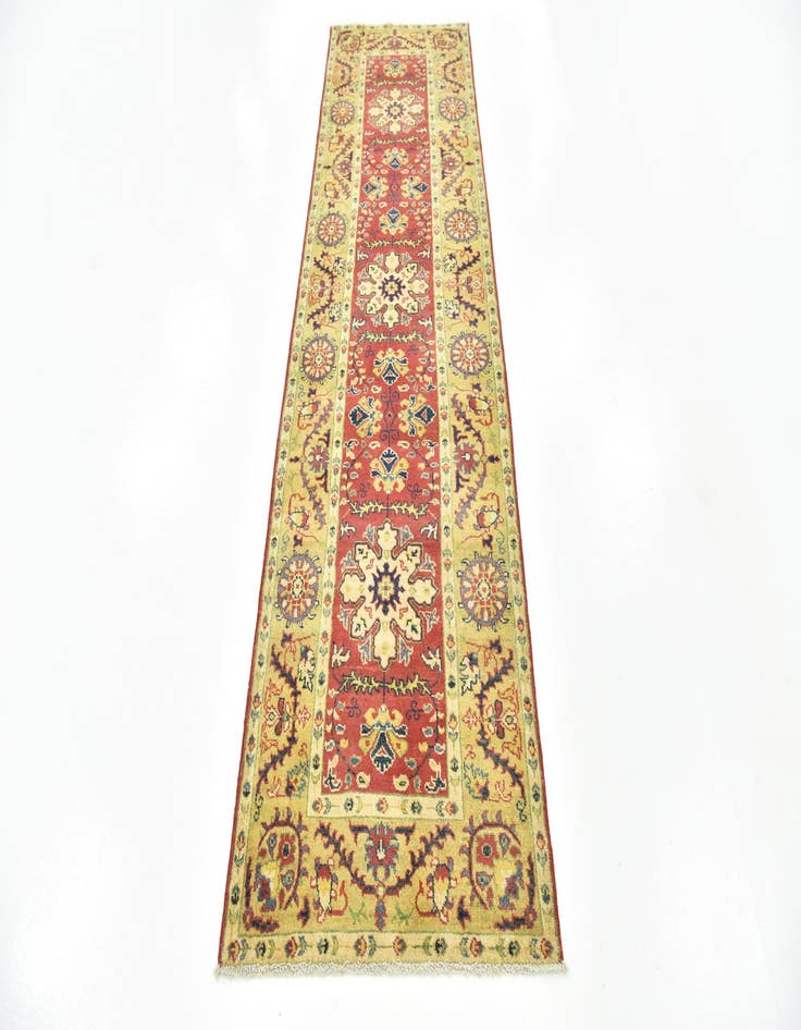 Detail image of  2' 8 x 9' 9  Hand Knotted Kazak Runner Rug