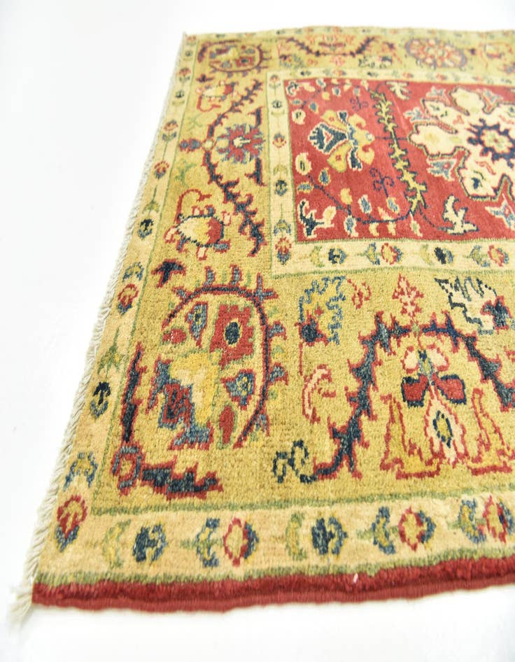 Detail image of  2' 8 x 9' 9  Hand Knotted Kazak Runner Rug