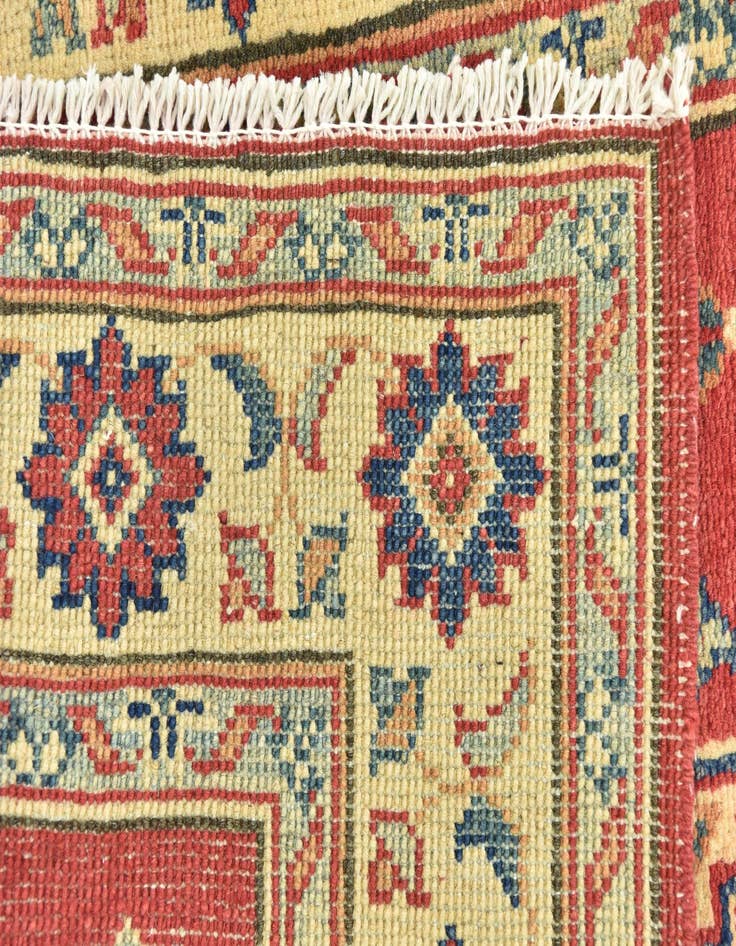 Detail image of  2' 10 x 9' 9  Hand Knotted Kazak Runner Rug