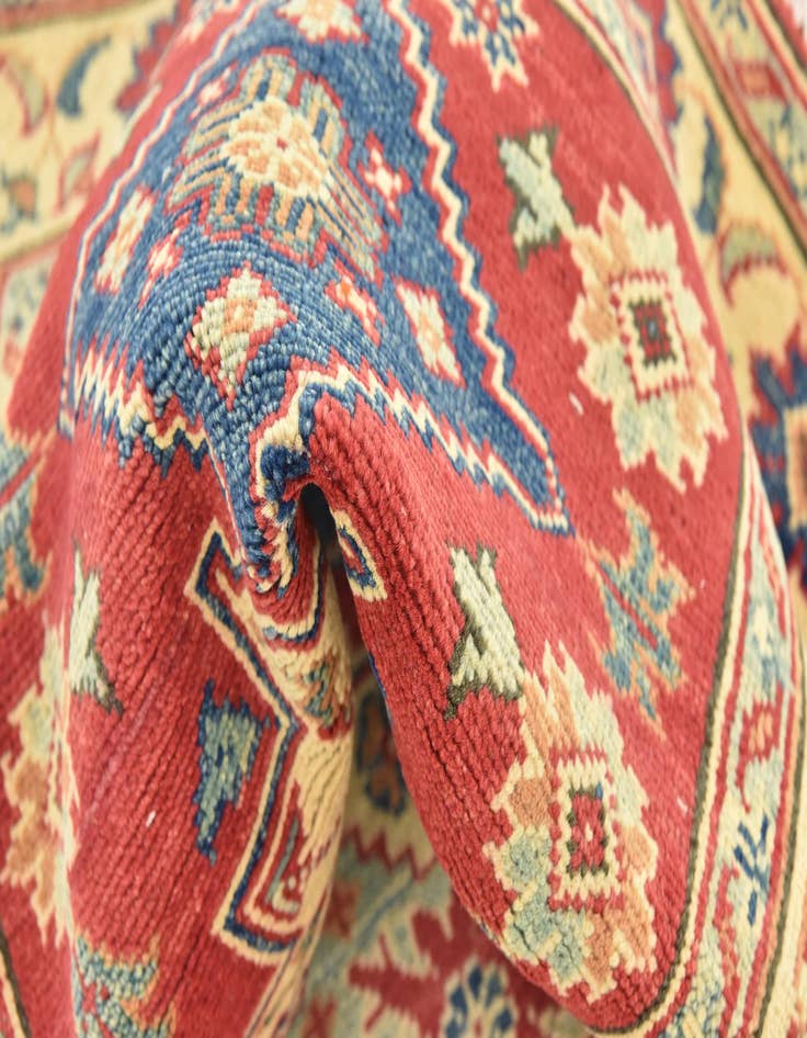 Detail image of  2' 10 x 9' 9  Hand Knotted Kazak Runner Rug