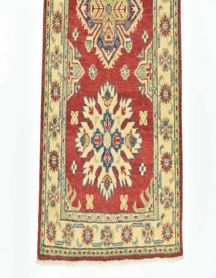 Detail image of  2' 7 x 9' 10  Hand Knotted Kazak Runner Rug