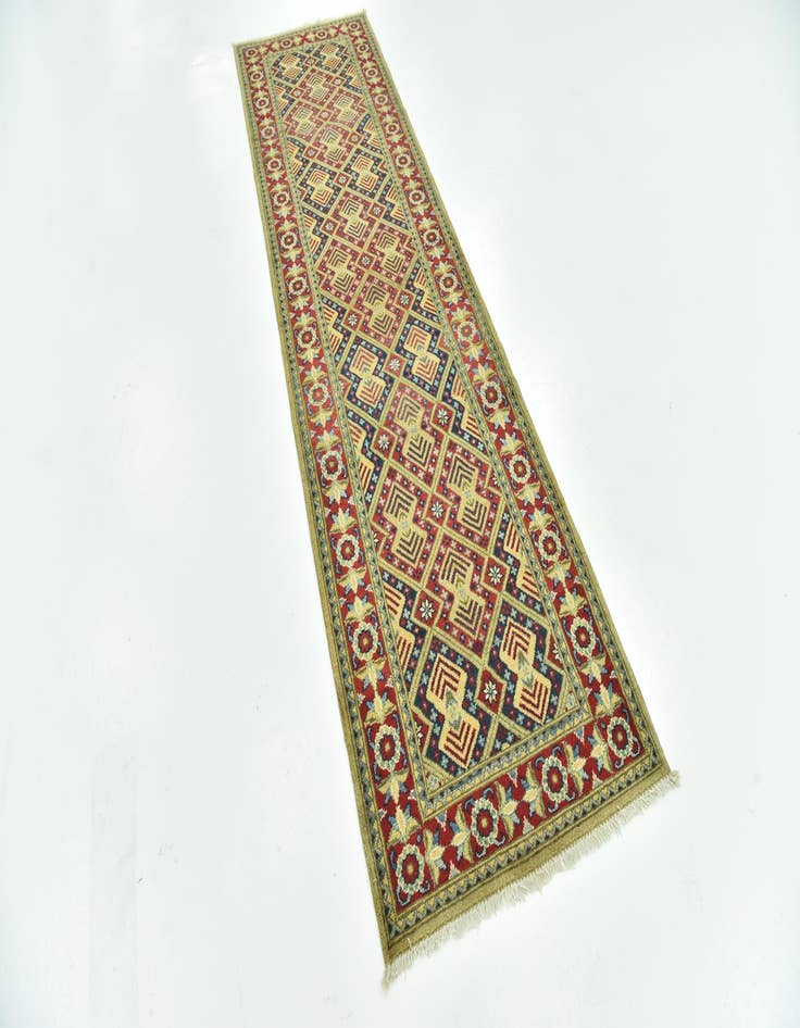 Detail image of  2' 9 x 9' 8  Hand Knotted Kazak Runner Rug