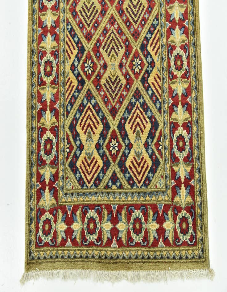 Detail image of  2' 9 x 9' 8  Hand Knotted Kazak Runner Rug