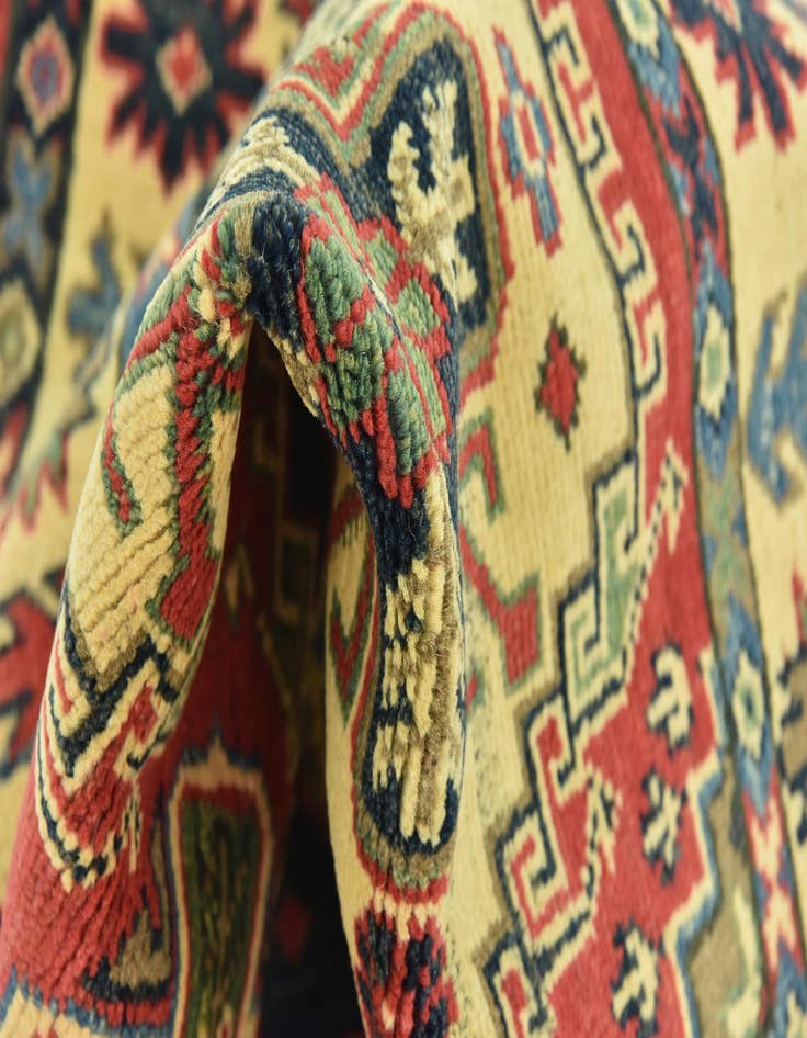 Detail image of  2' 7 x 9' 9  Hand Knotted Kazak Runner Rug