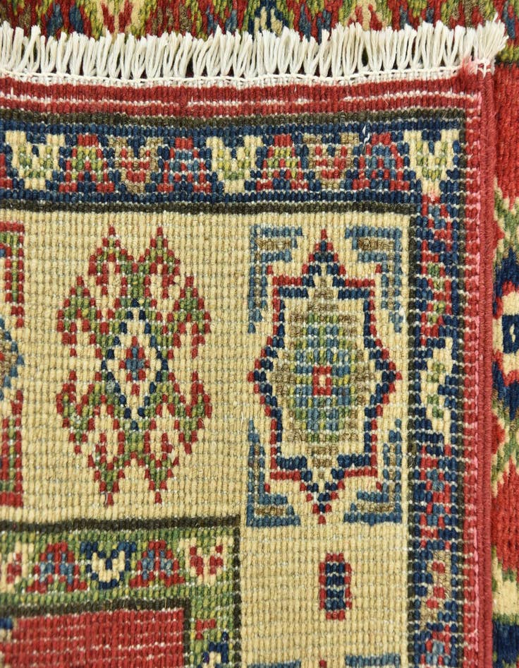 Detail image of  2' 8 x 9' 7  Hand Woven Kazak Runner Rug