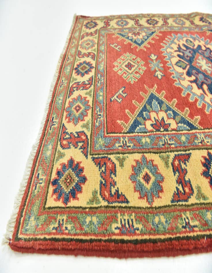 Detail image of  2' 9 x 9' 9  Hand Knotted Kazak Runner Rug