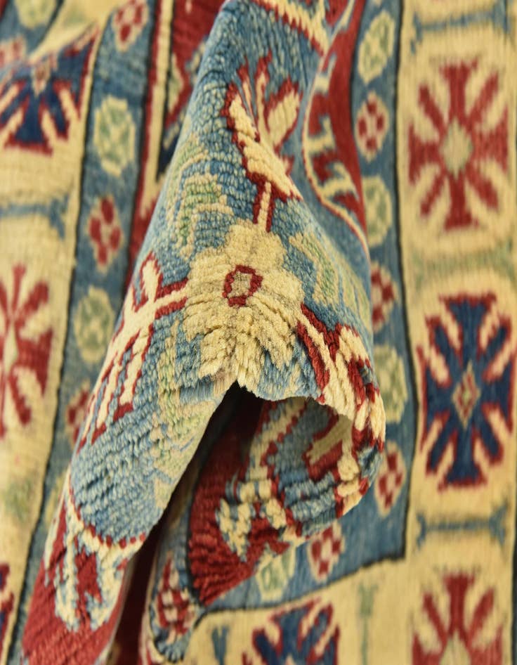 Detail image of  2' 8 x 10' 2  Hand Knotted Kazak Runner Rug