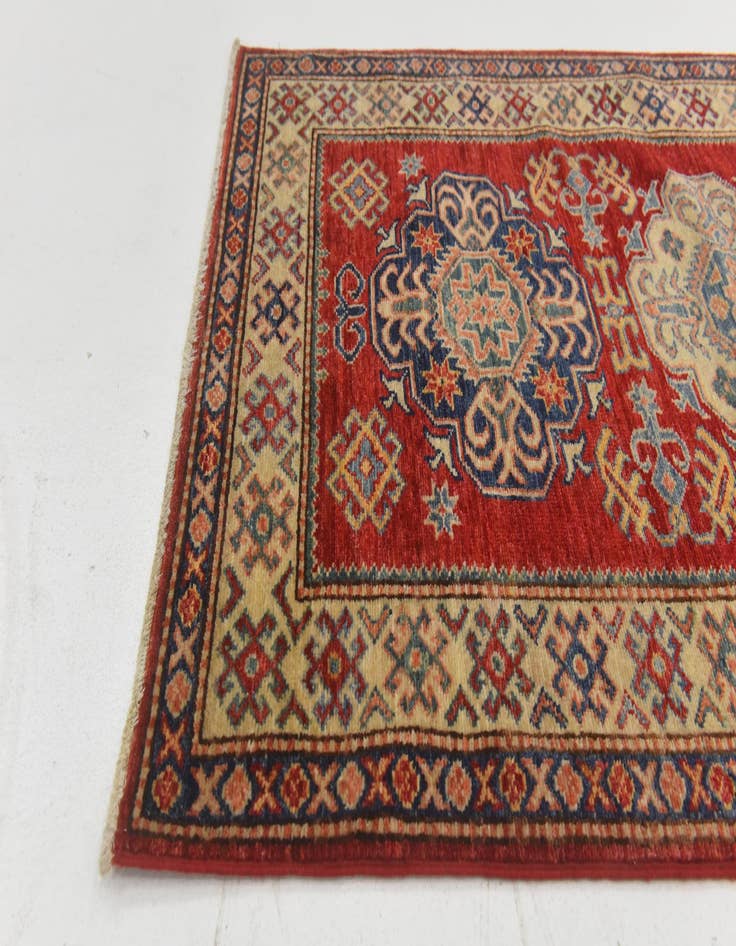 Detail image of  2' 10 x 9' 3  Hand Knotted Kazak Oriental Runner Rug
