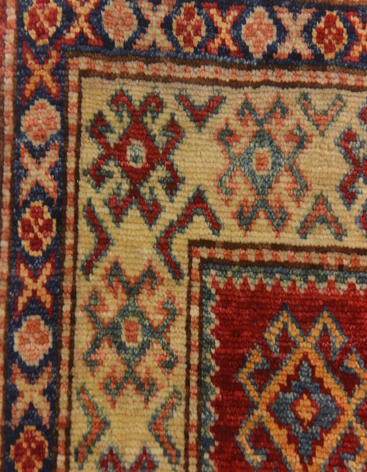 Detail image of  2' 10 x 9' 3  Hand Knotted Kazak Oriental Runner Rug
