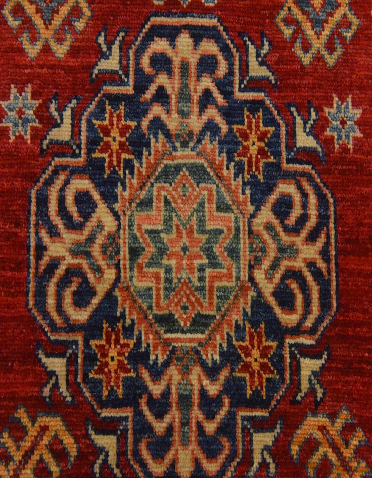 Detail image of  2' 10 x 9' 3  Hand Knotted Kazak Oriental Runner Rug