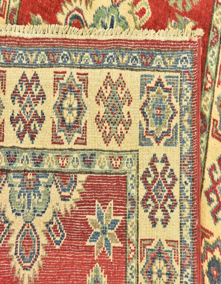 Detail image of  2' 7 x 9' 6  Hand Knotted Kazak Runner Rug