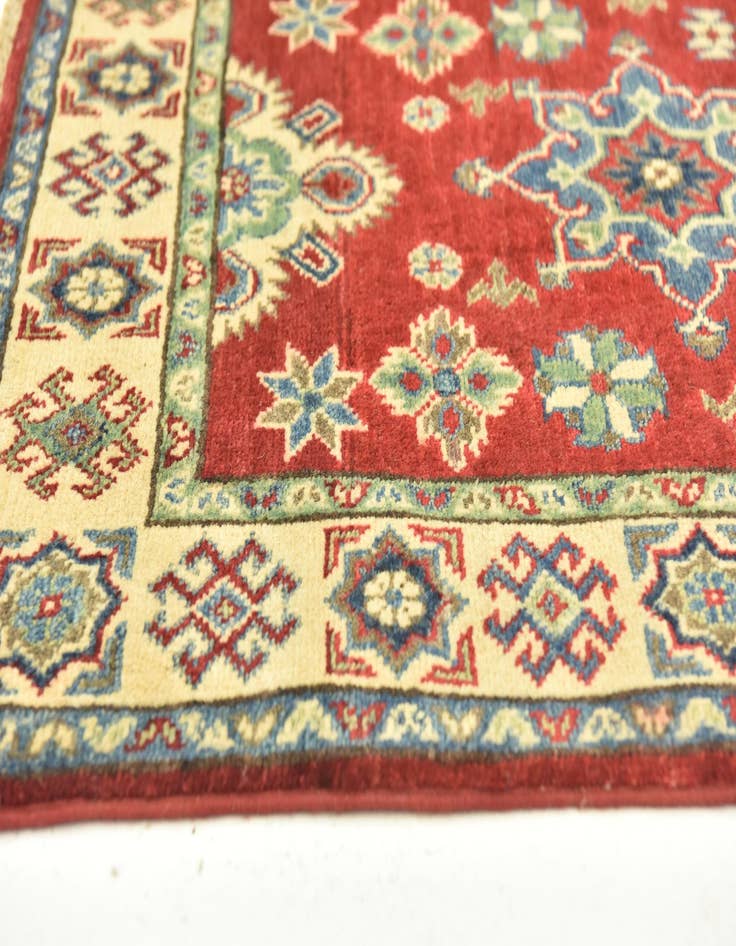 Detail image of  2' 7 x 9' 6  Hand Knotted Kazak Runner Rug