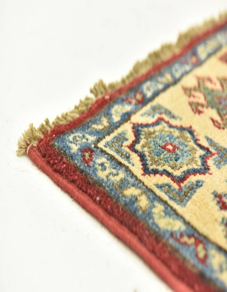 Detail image of  2' 7 x 9' 6  Hand Knotted Kazak Runner Rug