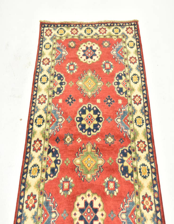 Detail image of  2' 9 x 9' 10  Hand Knotted Kazak Runner Rug
