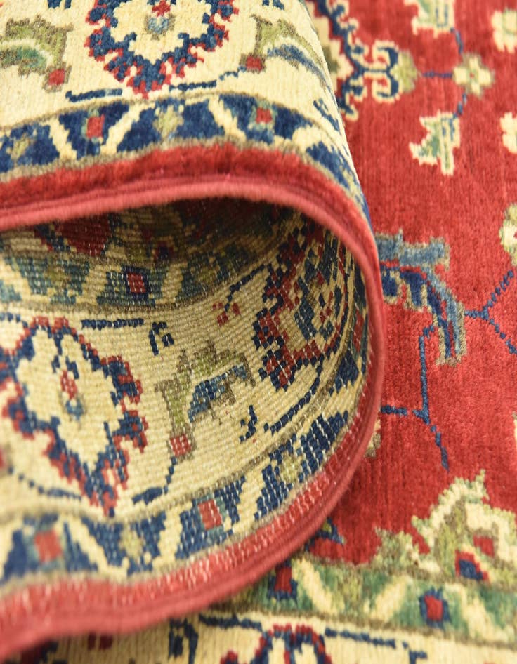 Detail image of  2' 8 x 9' 9  Hand Knotted Kazak Runner Rug