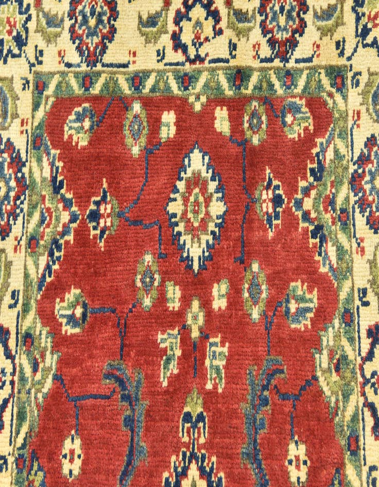 Detail image of  2' 8 x 9' 9  Hand Knotted Kazak Runner Rug