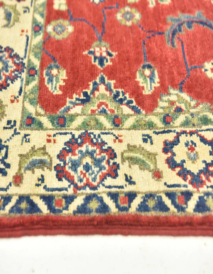 Detail image of  2' 8 x 9' 9  Hand Knotted Kazak Runner Rug
