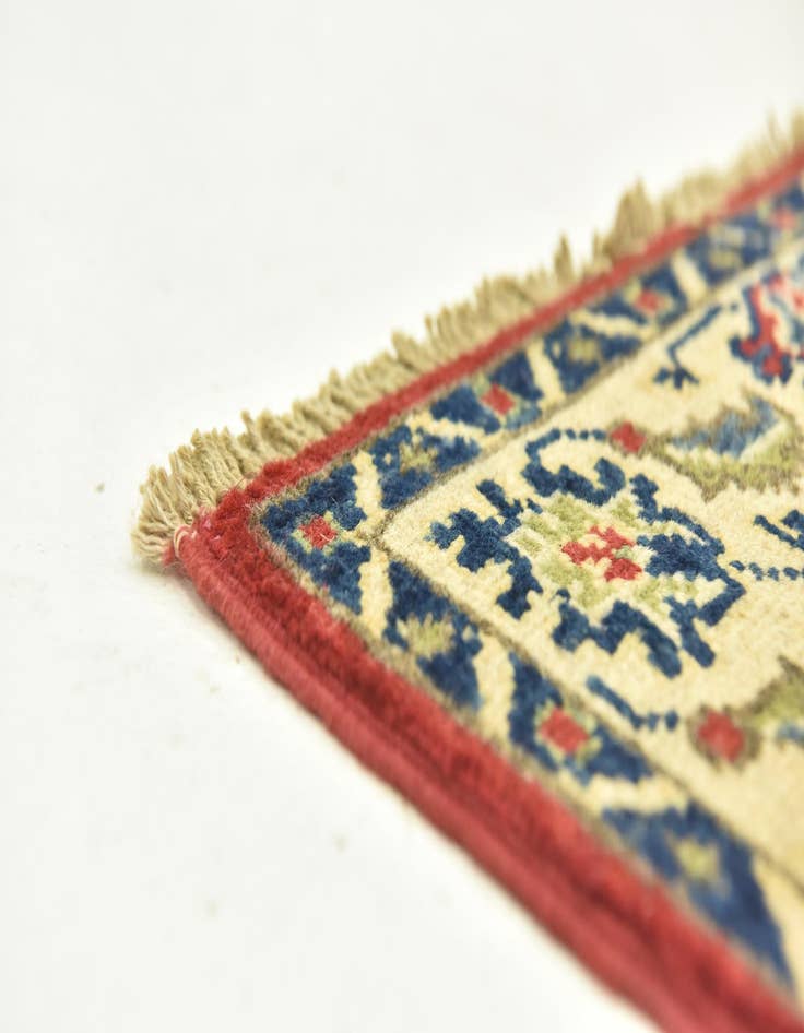 Detail image of  2' 8 x 9' 9  Hand Knotted Kazak Runner Rug