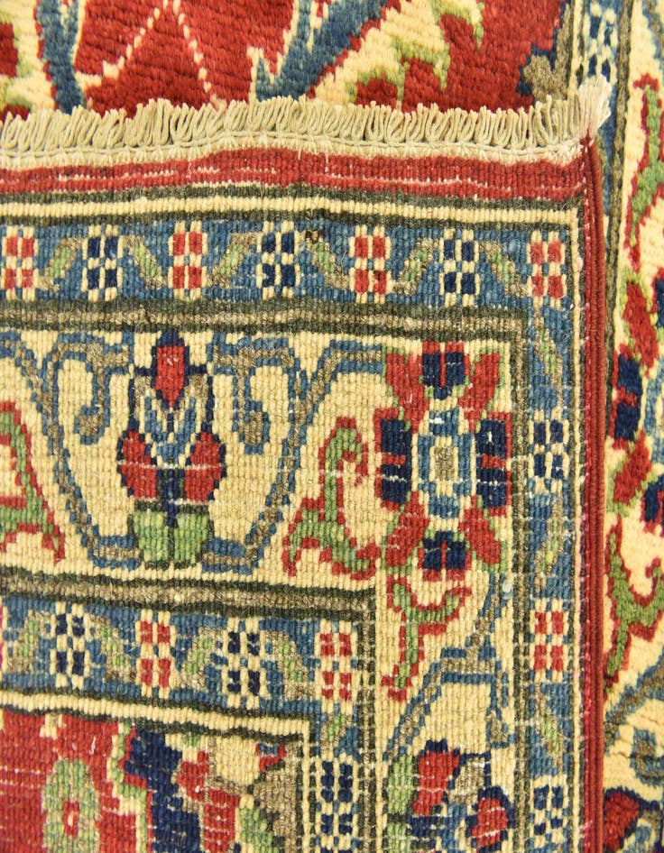Detail image of  2' 9 x 9' 9  Hand Knotted Kazak Runner Rug