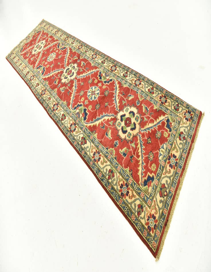 Detail image of  2' 9 x 9' 9  Hand Knotted Kazak Runner Rug