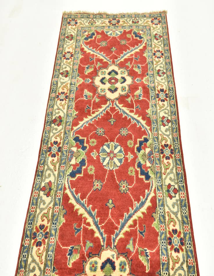 Detail image of  2' 9 x 9' 9  Hand Knotted Kazak Runner Rug