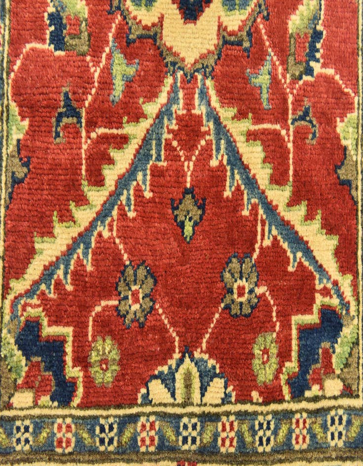 Detail image of  2' 9 x 9' 9  Hand Knotted Kazak Runner Rug