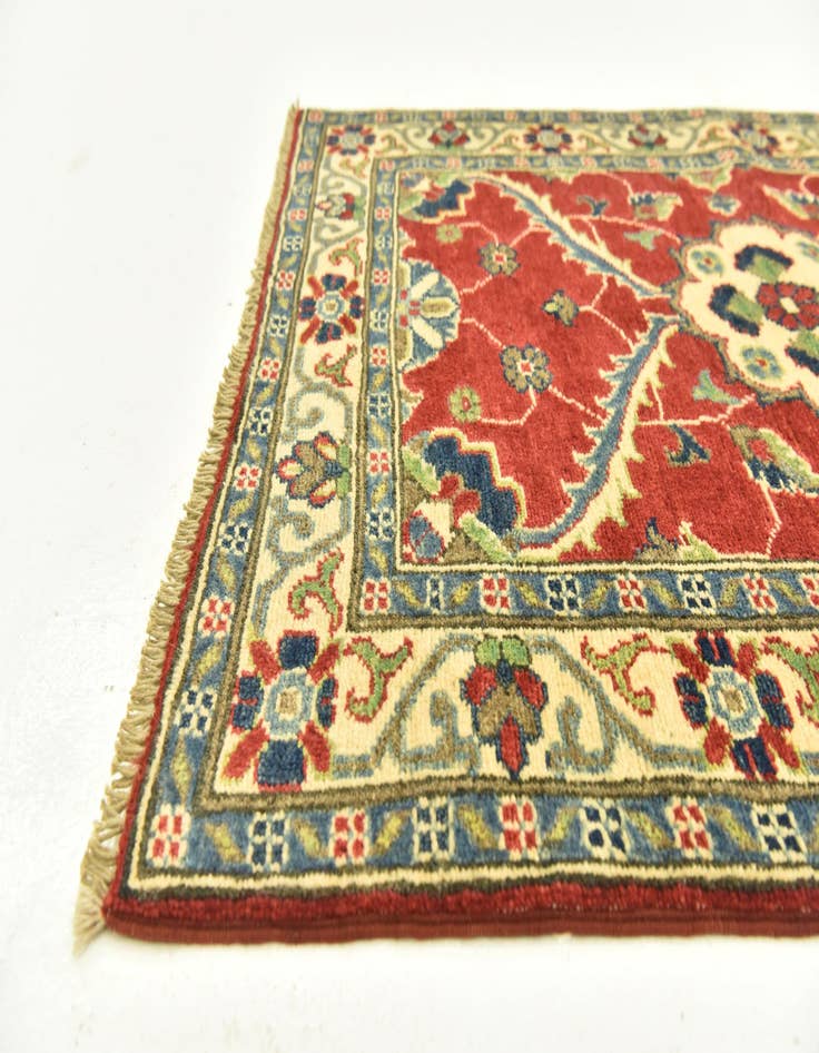 Detail image of  2' 9 x 9' 9  Hand Knotted Kazak Runner Rug