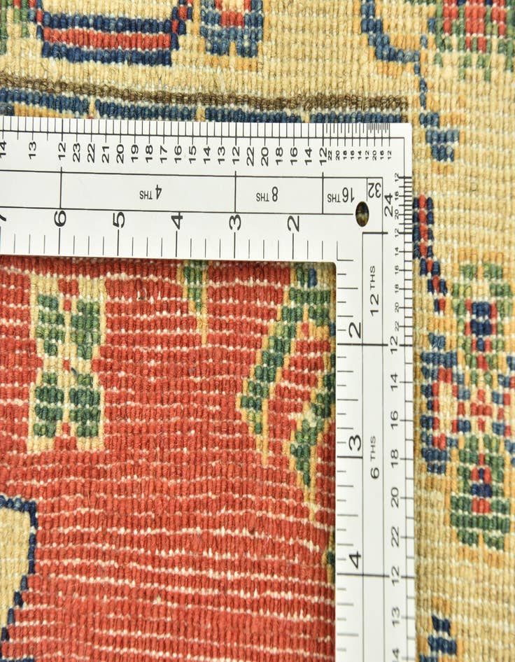 Detail image of  2' 6 x 10'  Hand Knotted Kazak Runner Rug