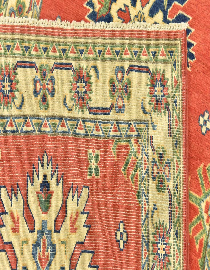 Detail image of  2' 6 x 10'  Hand Knotted Kazak Runner Rug