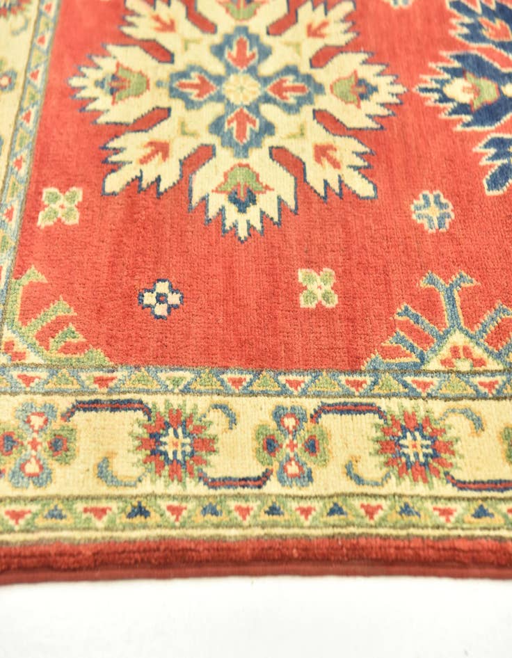 Detail image of  2' 6 x 10'  Hand Knotted Kazak Runner Rug