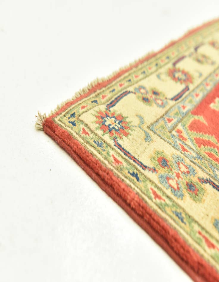 Detail image of  2' 6 x 10'  Hand Knotted Kazak Runner Rug