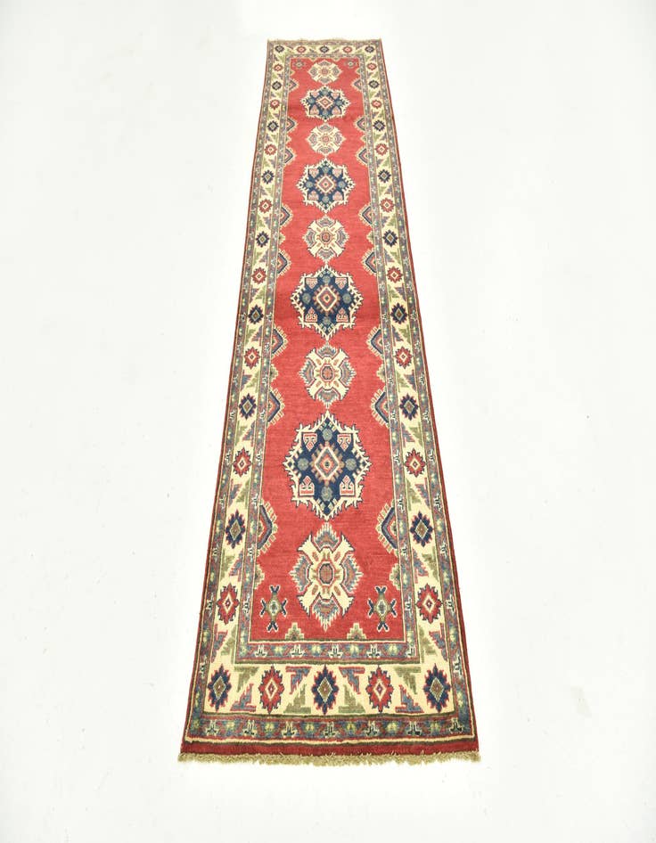 Detail image of  2' 9 x 9' 8  Hand Knotted Kazak Runner Rug