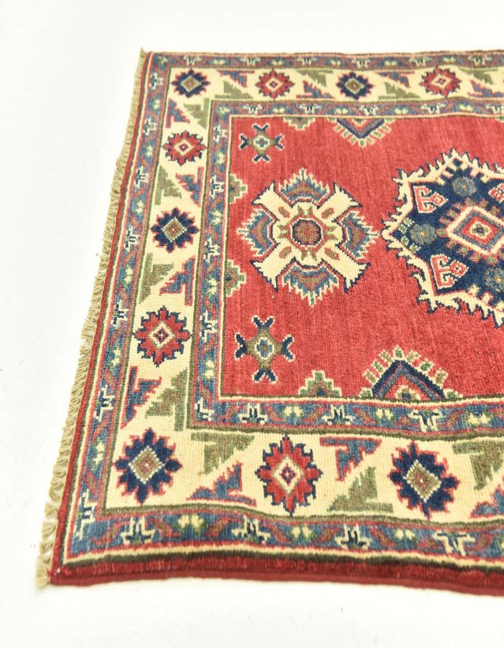 Detail image of  2' 9 x 9' 8  Hand Knotted Kazak Runner Rug