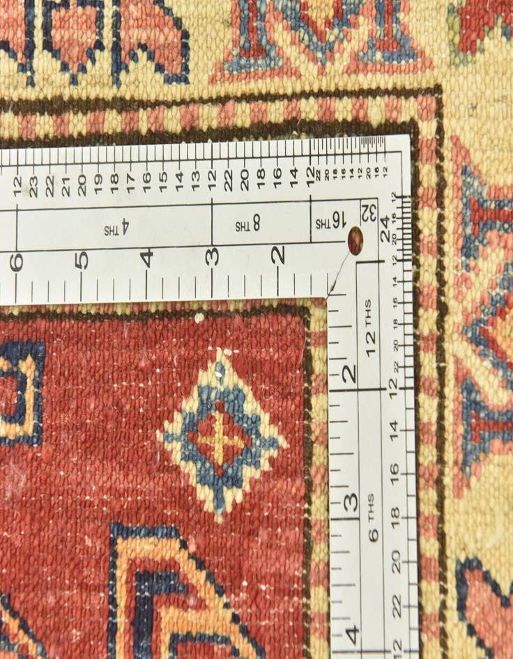 Detail image of  2' 9 x 10'  Hand Knotted Kazak Oriental Runner Rug