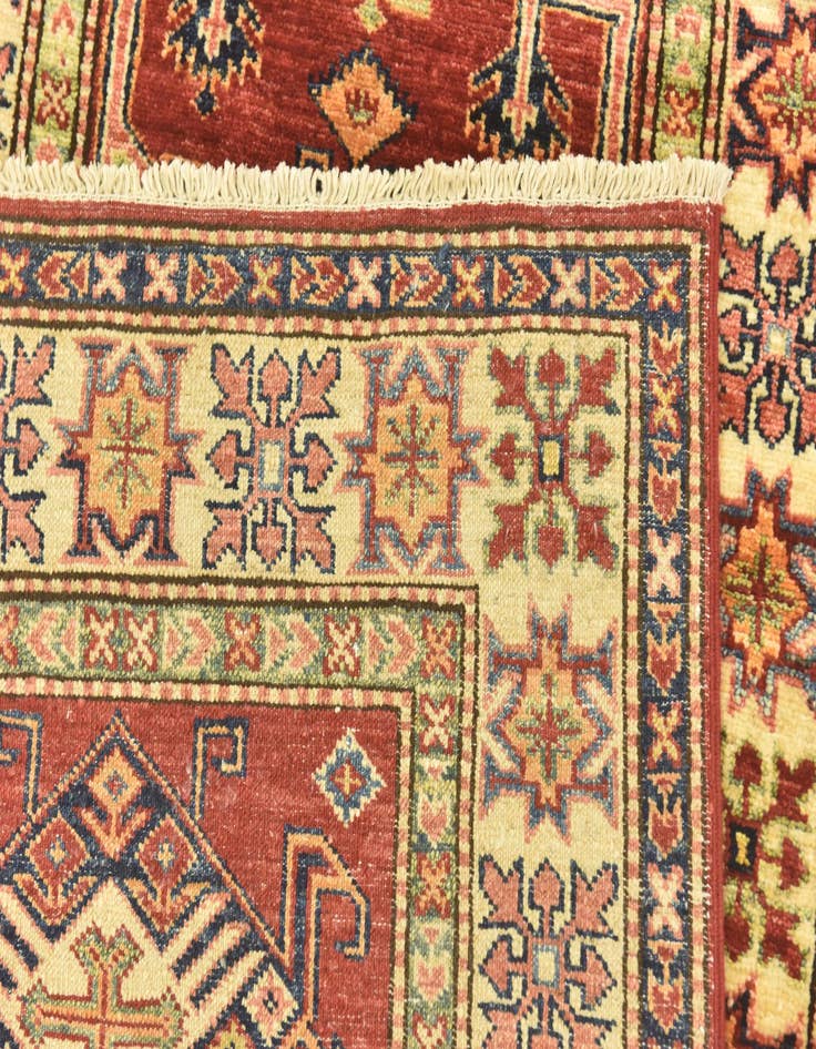 Detail image of  2' 9 x 10'  Hand Knotted Kazak Oriental Runner Rug